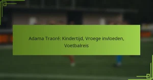 Adama Traoré: Kindertijd, Vroege invloeden, Voetbalreis
